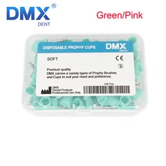 DMXDENT Dental Prophy Prophylaxis Polishing Cups Webbed Screw/Snap on Latch-Type