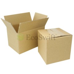 1-200 3x3x3 “EcoSwift” Cardboard Packing Mailing Shipping Corrugated Box Cartons