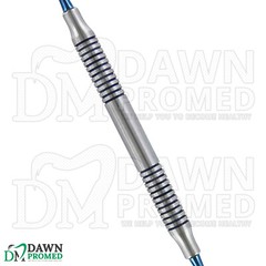 Dental Periosteal Elevator Molt # 9 Blue Titanium Coated Double Ended German Gr