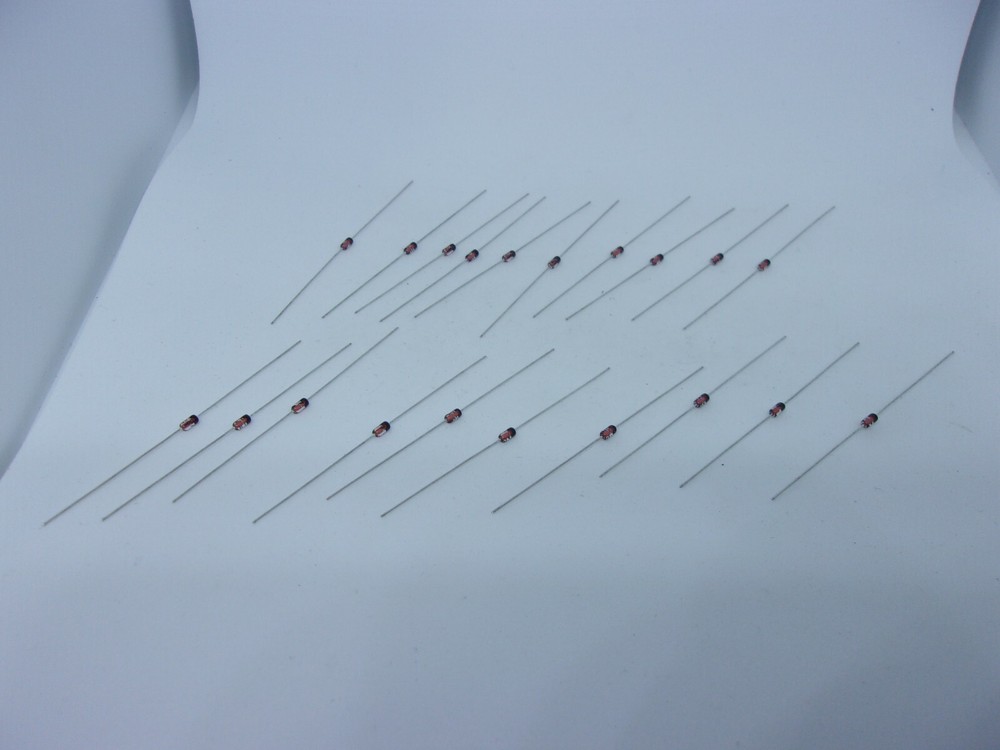 20 Pcs Pack Lot Silicon Planar Zener Diodes 1/2W 0.5W DO-35 Package DIP – 3V