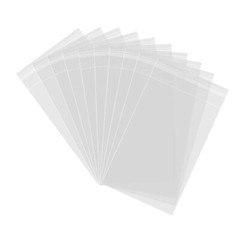 500 5×7 Clear Resealable 1.5 Mil Plastic OPP Self Adhesive Cello Cellophane Bags