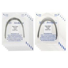 100pcs Dental Orthodontic Arch Wires Niti Rectangular Round Arcos de Ortodoncia