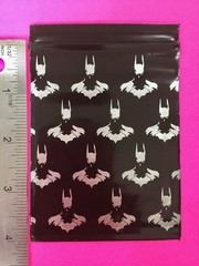 BaggiesSince1987 – 3040 3″ X 4″ Zip Seal 5 DESIGN MIXED Opaque Bags Silver Print