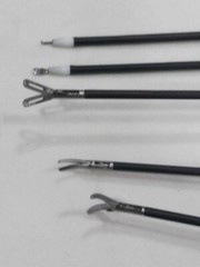 Laparoscopic L-Hook Fenestrated Maryland Grasper Curved Scissors Instrument