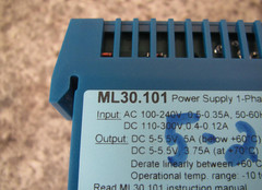 Puls ML30.101 AC 100-240V 0.5A / DC 5-5.5V 5A 1PH 25W Power Supply Free Shipping