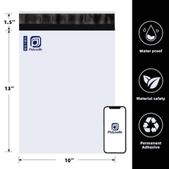POLYSELLS 1000 Pcs 10×13 Inch White Poly Mailers Shipping Envelopes, Strong