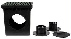 NDS Draintech 12 in. W X 12.75 in. D Square Catch Basin Kit