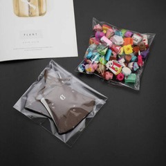 Clear Plastic Bags Resealable Self Seal Cello Bag Lip Tape Poly T-Shirt Apparel