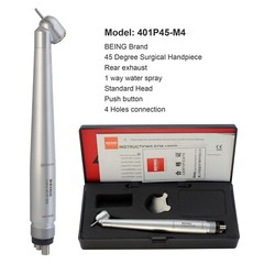 COXO Dental Surgical Handpiece 45 Degree High Speed 4 Hole LED Reverse Air NSK
