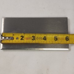 1/4″ x 3″ Aluminum Flat Bar, 6061 Plate, 6 Inch Length, T6511 Mill Stock, 0.25″