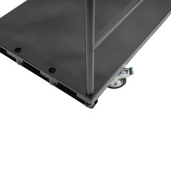 2200 lb 2- in-1 Drywall Sheet Cart, Lumber Platform Truck Dolly Cart W/4 Casters