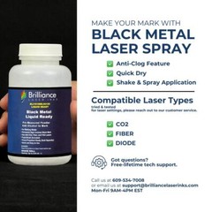 Black Metal Liquid Ready – Laser Marking Powder.