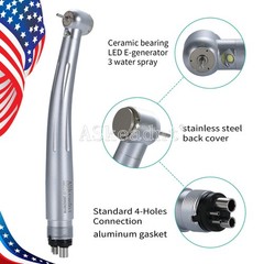 NSK Style Dental Handpiece PANA-MAX Turbine /45° LED Fiber Optic Turbina Ceramic
