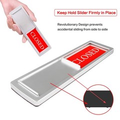 Sliding Open Closed Sign Stylish Magnetic Door Window Indicator Easy Install