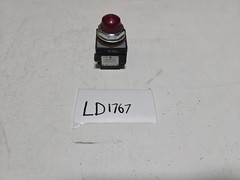 1 Used??? General Electric CR104PXG49 Pilot Light w/Red Cap, 125V Max, 3W Max