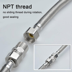 4PCS Hex Nipple 1″ X 1″ Male Pipe Fittings, 304 Stainless Steel 1 Inch NPT Male