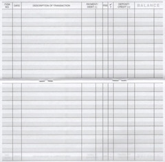 12 Check Registers for Personal Checkbook – Made in the USA – Checkbook Ledger T