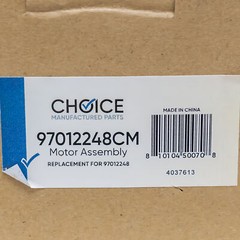 Choice Parts 97012248 Range Hood Fan Motor for Vented Models Broan Nautilus BP17