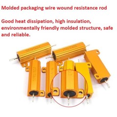 5W 10W -500W Watt High Power Aluminum shell Wirewound Metal Resistor 0.1Ω – 10KΩ