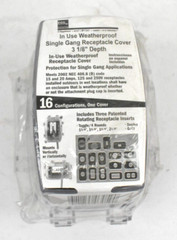 APPLETON EGS WCDIU1 SINGLE GANG WEATHERPROOF RECEPTACLE COVER 3-1/8″ DEEP