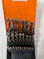 Hertel Jobber Length Drill Bit Set 29 Pc, #60 to #1, 1/16 to 1/2″, 135º 74129453