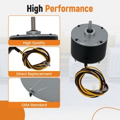 Heater Blower Fan Motor Condenser For Carrier HC39GE237 1.4 Amps 5KCP39EGS070S