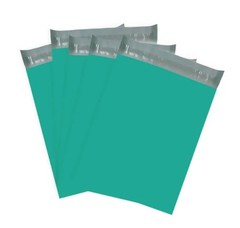 10×13 Poly Mailers Shipping Bags Envelopes Premium Bag – Teal and White