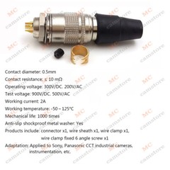 Hirose 6 pin Female Socket HR10A-7J-6S connector