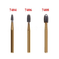Dental Tungsten Carbide Bur Trimming & Finishing Egg Football FG7404/7406/7408