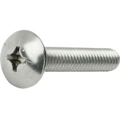 10-32 Phillips Truss Head Machine Screws Stainless Steel Wide All Lengths