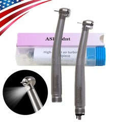 ASkeadnt Dental Fiber Optic LED E-generator High Speed Handpiece 2 Hole/4 Hole