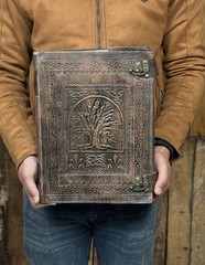 Extra Large Leather Journal Personalized Notebook Gift for Him Her Birthday Gift