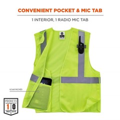 unisex adult Reflective Safety Vest, Breakaway Shoulders and Sides, High Visi…