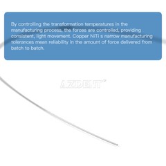 AZDENT Dental Orthodontic Super Elastic Arch Wires Copper Cu-NiTi ROUND