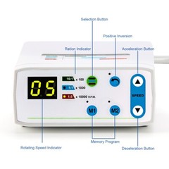 AZDENT Dental Brushless Electric LED Micro Motor Internal Spray E-type 3.4Ncm US