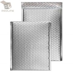 1000 #000 Glamour Metallic Silver Poly Bubble Mailers Envelopes 4×8 Extra Wide