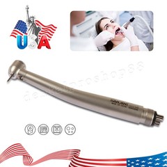 10X KaV Style Dental Fiber Optic LED High Speed Handpiece Internal 3 Spray 4Hole