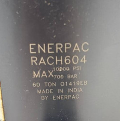 Enerpac RACH604 65.6 ton Capacity 3.94 in Stroke Aluminum Hollow Plunger Used