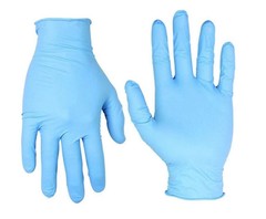 NITRILE and VINYL BLEND GLOVES 4 Mil Case of gloves 1000 pcs Non Medical MEDIUM