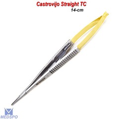 5-PCS Micro Dental Straight Castroviejo Needle Holder TC Surgical Instrument CE