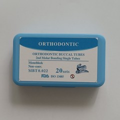 Dental Orthodontic Bondable Buccal Tubes MBT ROTH 022 1st 2nd Molar Non-conv