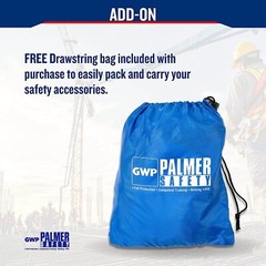 Palmer Safety Safety Harness w/Detachable 6 ft Lanyard I Single Leg Lanyard…