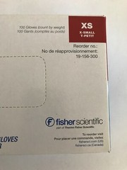 (100/Pk) FISHERBRAND Disposable Nitrile Exam Gloves – Size XSmall – Blue Color