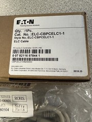 NEW EATON ELC-CBPCELC1-1 ELC Cable PC to ELC Controller 9.8ft Cable 1M