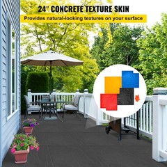 VEVOR Concrete Texturing Skin 24×24″ Concrete Stamps Mats Set Concrete Stamping