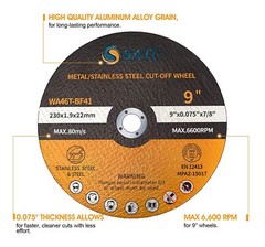 25PCS 9 inch Cut Off Wheel 9x.075×7/8″ Metal Angle Grinder Cutting Disc Wheels