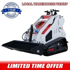 Upgrade Mini Skid Steer Loader 13.5HP Tracked Loader B&S Engine Pick Up USA 2026