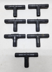 Spears Unbranded 1401-007 3/4×3/4×3/4″ PVC Insert Barbed Tee (Lot of 7)