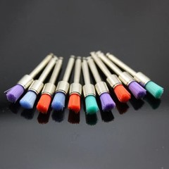 Dental Polishing Prophy Prophylaxis Brush Nylon RA Latch Type Bristle Flat/Taper