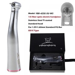 1-5 Pcs Dental 1:5 LED Contra Angle Fiber Optic Handpiece Fit KaV NSK Motor